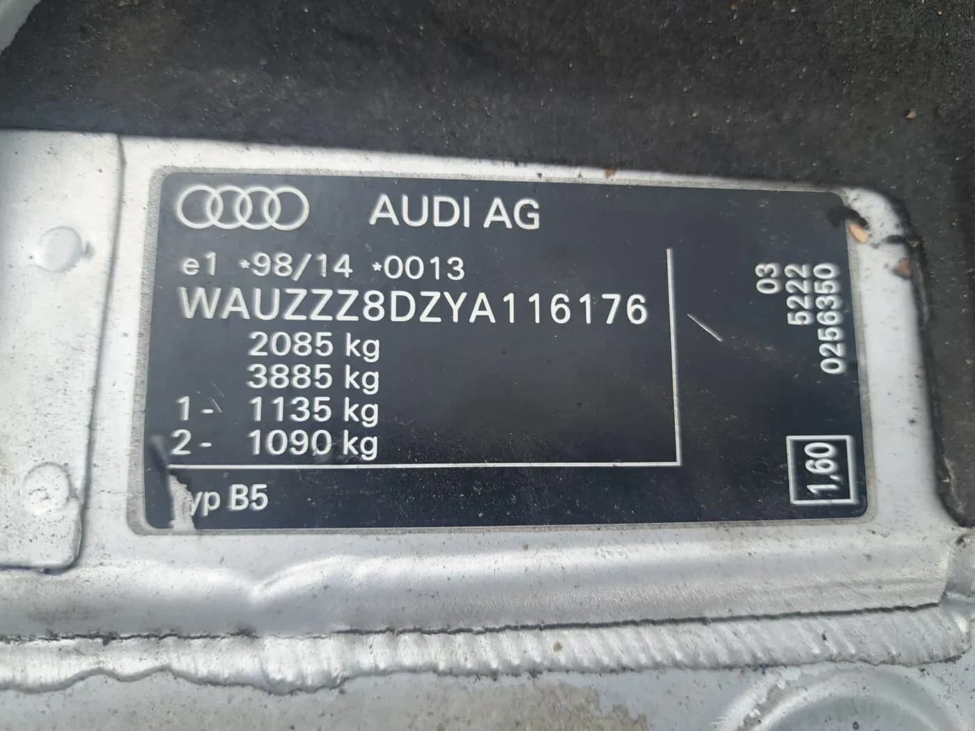 Moteur AUDI A4 2000 AVANT - foto 7
